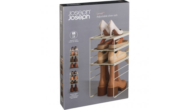 Joseph Joseph Level reguleeritav ecru jalanõude riiul
