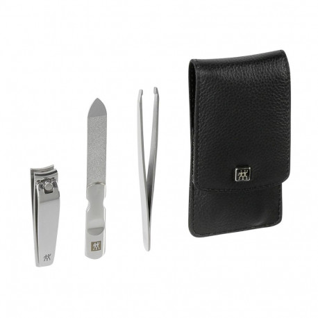Zwilling CLASSIC nahast trukiga must karp, 3 tk.