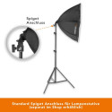 walimex pro LED 45W oktagon Ø65cm kahevärviline