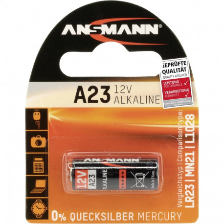 Ansmann leelispatarei A 23 12V kaugjuhtimispultidele