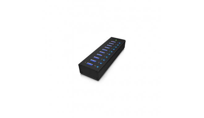 ICY BOX IB-AC6110 - HUB USB 3.0  10-ports