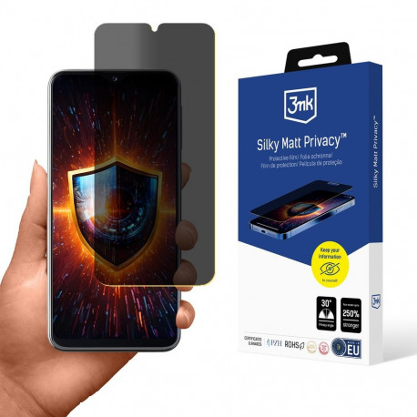 3mk Silky Matt Privacy Privacy Screen Protector for Samsung Galaxy A20e