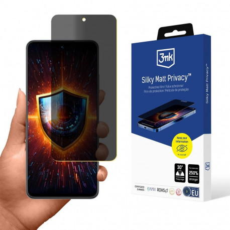 3mk Silky Matt Privacy Privacy Screen Protector for Realme C55