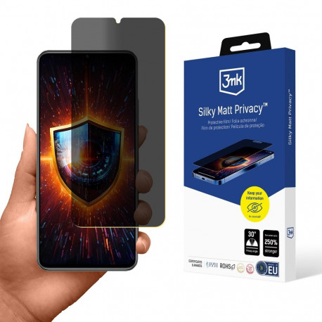 3mk Silky Matt Privacy Privacy Screen Protector for Realme C61