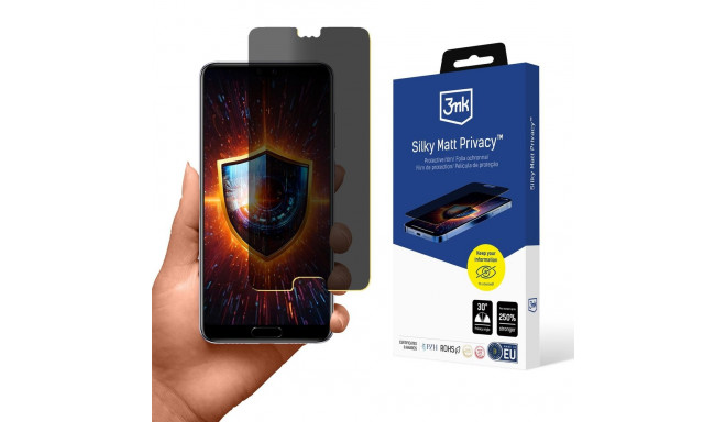 Privacy screen protector 3mk Silky Matt Privacy for Huawei P20