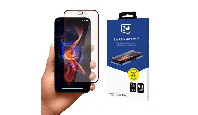 Tempered Glass 3mk Eye Care Protector for Apple iPhone 15 Pro