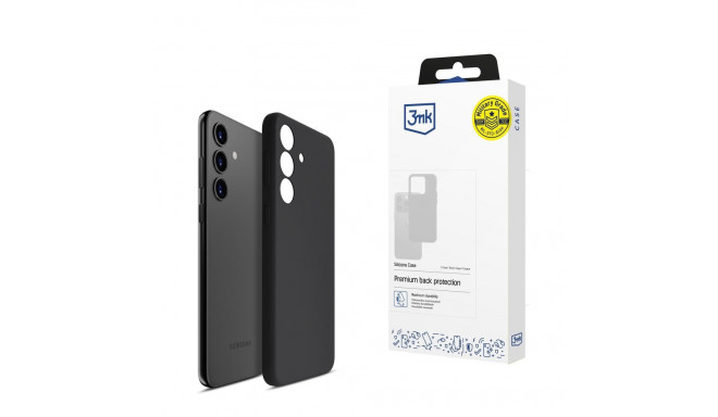 3mk Silicone Case for Samsung Galaxy S24+ - black