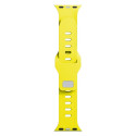3mk Silicone Watch Strap for Apple Watch 38 / 40 / 41 mm - yellow