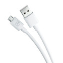 3mk Hyper Cable USB-A / micro USB 5V 2.4A 1.2m - white