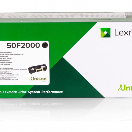 Lexmark 502 toner cartridge 1 pc(s) Original Black