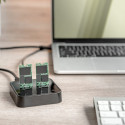 Digitus kahe M.2 NVMe SSD dokkimisjaam võrguvaba kloonimise funktsiooniga, USB-C™