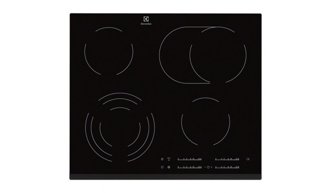Electrolux EHF6547FXK must integreeritud 4-tsooniline pliidiplaat
