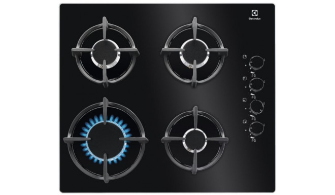 Electrolux EGG6407K must integreeritud 59 cm gaas 4 tsooni