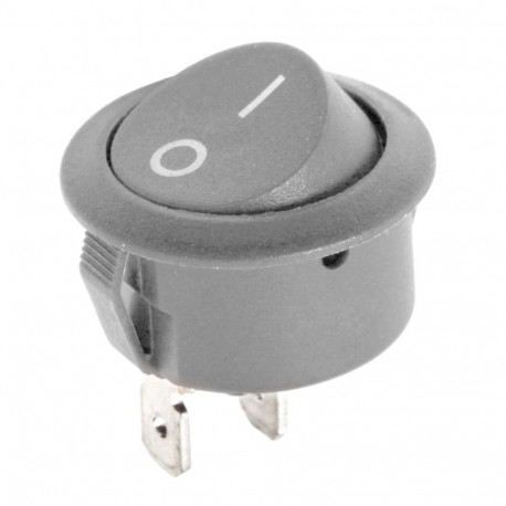 Ümmargune kiiklüliti R5 0-1 6A/250V LX3049S (20 tk), hall