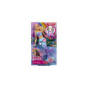 Barbie Flower Magic Mermaid Toy Doll with Surprise Blooming Flowers Feature &amp; Pearl Headband