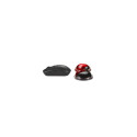 Kensington Slim Duo Gel Mouse/Trackball Wrist Rest -Red