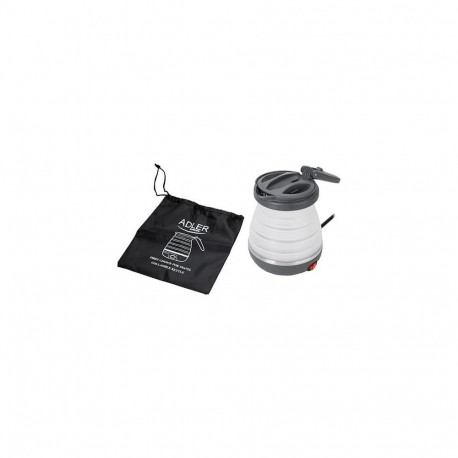 Adler AD 1370UK Silicone Kettle 0.6 l - Travel - UK Plug