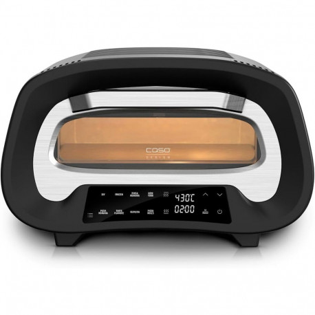 Caso Pizza Oven | PizzaChef 430° | 2200 W | Black/Silver
