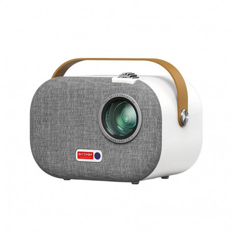 Mini projektor Blitzwolf BW-V2 LED 1080P Full HD WiFi Bluetooth Android (valge)