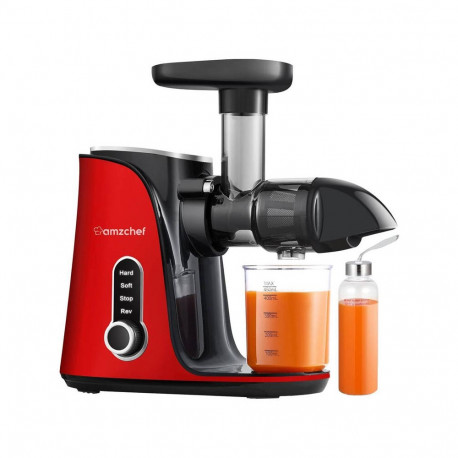 AMZCHEF GM3001-RD slow speed juicer (red)