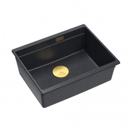 GraniteQ Logan 100 must metallik köögivalamu