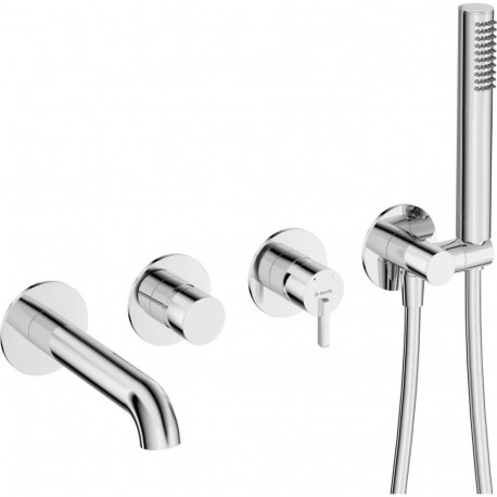 Deante Silia concealed chrome bathtub faucet (BQS_018P)