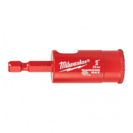 MILWAUKEE DIAMOND CROWN HEX 20mm