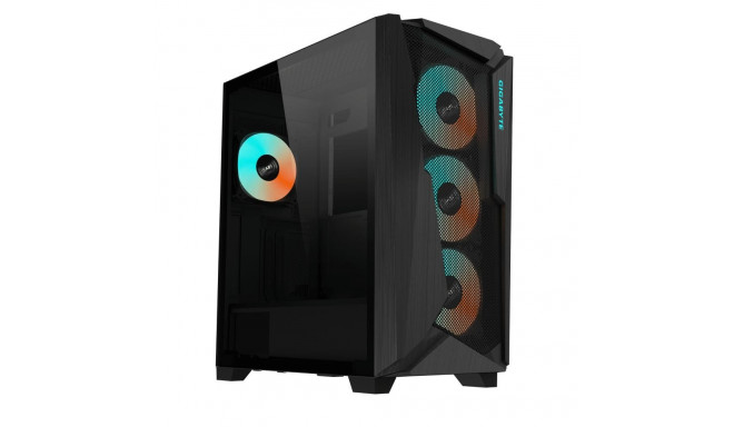 Case|GIGABYTE|C301G V2 BLACK|MidiTower|Case product features Transparent panel|Not included|ATX|EATX