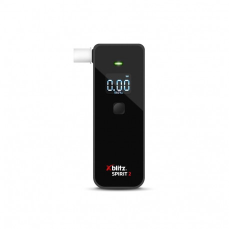 Breathalyzer - XBLITZ Spirit 2 BAC 0-4% Accuracy 1% LCD Display 77g