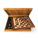 Chess Set - Manopoulos Walnut Chess Set 50x50 cm with Staunton Pieces