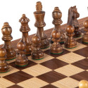 Chess Set - Manopoulos Walnut Chess Set 50x50 cm with Staunton Pieces