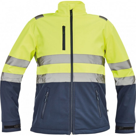 Cerva Granada softshell Hi-Vis kollane 2XL