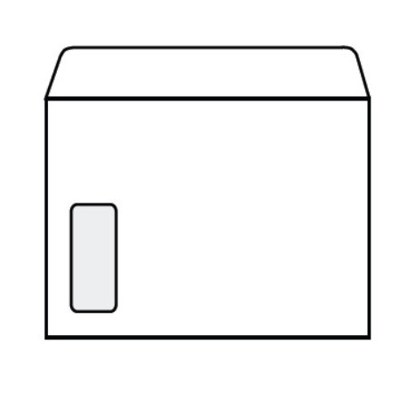 Ümbrik iseliimuv E4 (aknaga 95*35) 500tk. kastis, Postac