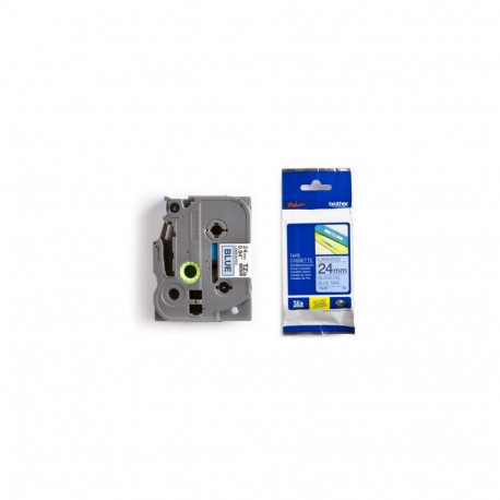 Kleepkirjalint Brother TZE-551 sinine, must tekst, laius 24mm