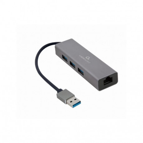 Gembird I/O ADAPTER USB3 TO LAN RJ45/3xUSB3 A-AMU3-LAN-01