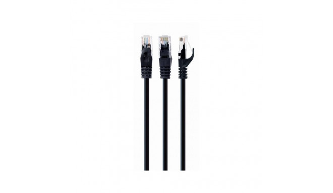 Gembird PATCH CABLE CAT6 UTP 0.5M/BLACK PP6U-0.5M/BK