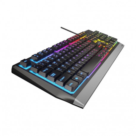 Genesis Rhod 300 RGB Gaming keyboard, RGB LED light, US, Black, Wired