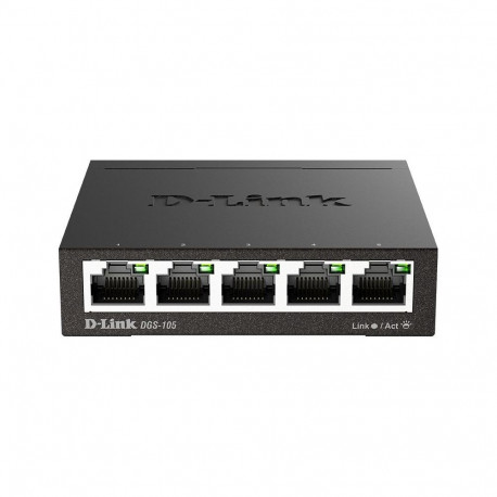 D-link Ethernet Switch DGS-105/E Unmanaged, Desktop, 1 Gbps (RJ-45) ports quantity 5