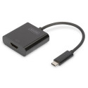 Digitus USB Type-C to HDMI Adapter DA-70852 0.15 m, Black, USB Type-C