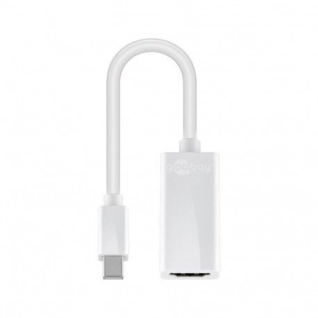 Goobay Mini DisplayPort/HDMI adapter cable 1.1 51729 White, HDMI female (Type A), Mini DisplayPort m