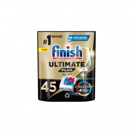 FINISH ULTIMATE+ DISHWASHER TABS 45PCS