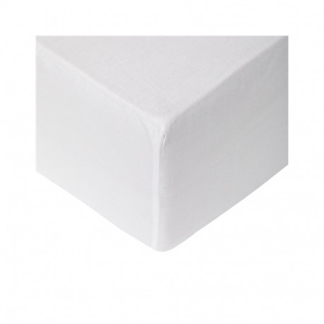 puuvillast voodilina 90x200+25 valge