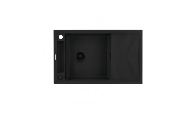 MAGNETIC SINK W/ FITTS ZRM_N113 GRAN BLK