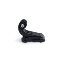 Adjustable harness for a sports camera with a rotating tripod and a phone stand