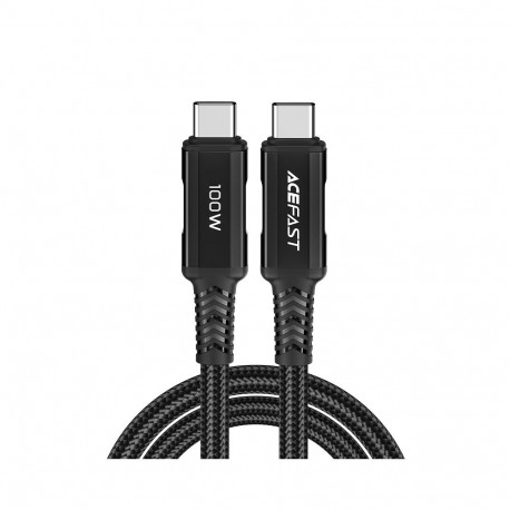 Acefast C4-03 Black USB-C - USB-C PD QC cable 100W 5A 480Mb/s 2m - black