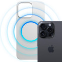3mk Hardy MagSilicone Case for Apple iPhone 15 Pro Max - White 3mk Hardy MagSilicone Case for Apple iPhone 15 Pro Max - White
