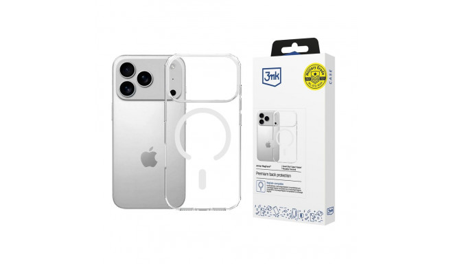 3mk Armor MagCase for iPhone 17 Pro - Transparent