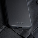 3mk Hardy Apple Silky Leather MagCase for Apple iPhone 16 Pro Max - Black