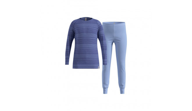 Thermal underwear - Odlo Set long ACTIVE WARM SET size 92 cm Blue
