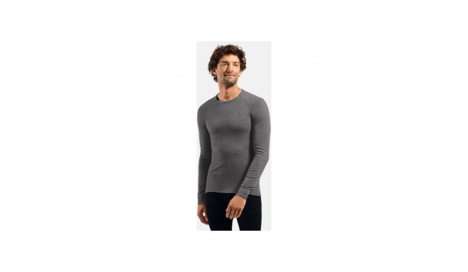 Odlo BL TOP crew neck s/s ACTIVE WARM long-sleeved thermal underwear, size S, dark grey